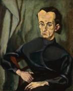 Portrait of Lajos Kassak (Lajos Tihanyi) - Muzeo.com