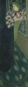 Portrait of Madame Ranson in green (Maurice Denis) - Muzeo.com