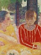 Portrait of Madame Reine Natanson and Marthe Bonnard (Pierre Bonnard) - Muzeo.com