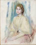 Portrait of Mademoiselle Yvonne Lerolle (Auguste Renoir) - Muzeo.com