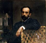 Portrait of the artist Isaak Ilyich Levitan (Valentin Serov) - Muzeo.com