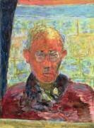 Portrait of the Painter in a Red Dressing Gown (Pierre Bonnard) - Muzeo.com