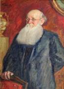 Portrait of the Revolutionary Count Piotr Kropotkin (Leonid Osipovic Pasternak) - Muzeo.com