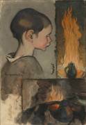 Profil d'enfant et étude de nature morte (Louis Anquetin) - Muzeo.com