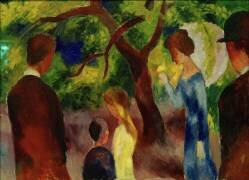 Promenade (August Macke) - Muzeo.com