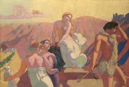 Psyche’s Kin Bid Her Farewell on a Mountain Top (Maurice Denis) - Muzeo.com