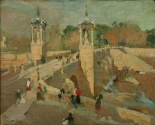 Puente del Real in Valencia (Joaquin Sorolla y Bastida) - Muzeo.com