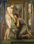 Pygmalion and the Image - The Soul Attains (Edward Burne-Jones) - Muzeo.com
