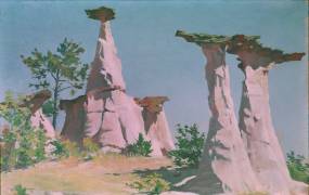 Pyramids on Colorado (Louis Soutter) - Muzeo.com