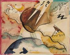 Rain Landscape (Wassily Kandinsky) - Muzeo.com