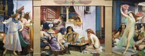Ramsès dans son harem (Jean-Jules-Antoine Lecomte du...) - Muzeo.com