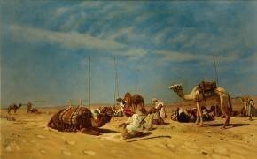 Rast in Araba (Eugen Bracht) - Muzeo.com