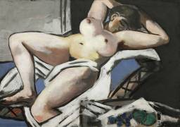Reclining Nude (Max Beckmann) - Muzeo.com