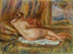 Reclining nude (Auguste Renoir) - Muzeo.com