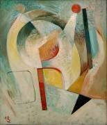 Red circle (Kurt Schwitters) - Muzeo.com