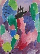 Red Path (Alexej von Jawlensky) - Muzeo.com