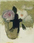 Red Roses in a Vase (Hélène Schjerfbeck) - Muzeo.com