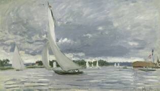 Regatta at Argenteuil (Claude Monet) - Muzeo.com