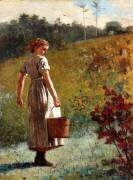 Returning from the Spring (Winslow Homer) - Muzeo.com