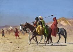 Riders Crossing the Desert (Jean-Léon Gérôme) - Muzeo.com