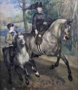 Riding at the Bois de Boulogne (Auguste Renoir) - Muzeo.com
