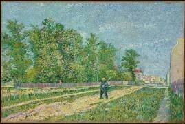 Road on the edge of Paris (Vincent van Gogh) - Muzeo.com
