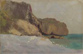 Rochers de Vallières, prés de Royan (Odilon Redon) - Muzeo.com