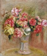 Roses in a Sevres vase (Auguste Renoir) - Muzeo.com