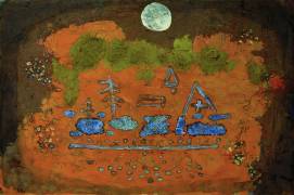 Sacrifice at Full Moon (Paul Klee) - Muzeo.com