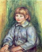 Seated Portrait of Claude Renoir (Auguste Renoir) - Muzeo.com
