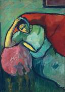 Seated Woman (Alexej von Jawlensky) - Muzeo.com
