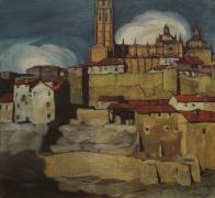 Segovia Cathedral (Ignacio Zuloaga y Zabaleta) - Muzeo.com