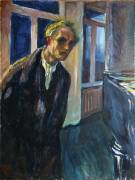 Self Portrait or Man Walking Night (Edvard Munch) - Muzeo.com