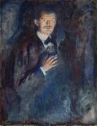 Self Portrait with Cigarette (Edvard Munch) - Muzeo.com