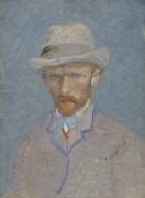 Self-Portrait with gray felt hat (Vincent van Gogh) - Muzeo.com