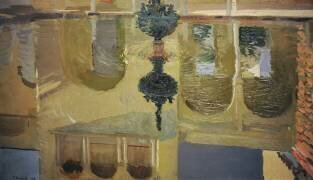 Seville, Alcazar, reflections in a fountain (Joaquin Sorolla y Bastida) - Muzeo.com