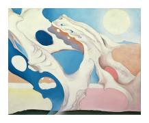 Shadow with Pelvis and Moon, 1943 (Georgia O'Keeffe) - Muzeo.com