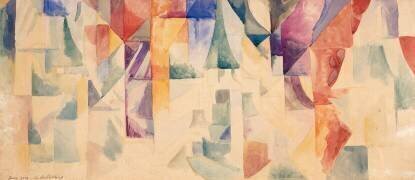 Simultaneous Windows (Robert Delaunay) - Muzeo.com