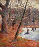 Skaters in Frederiksberg Park (Paul Gauguin) - Muzeo.com