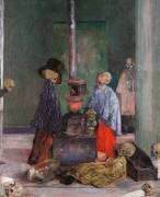 Skeletons Warming Themselves (James Ensor) - Muzeo.com