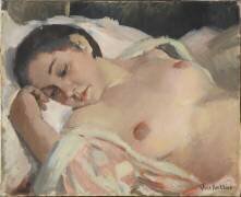 Sleeping nude (Vera Rockline) - Muzeo.com