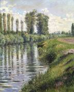Small Branch of the Seine at Argenteuil (Gustave Caillebotte) - Muzeo.com