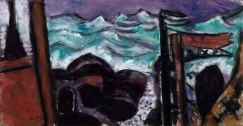 Small Stormy Sea (Max Beckmann) - Muzeo.com