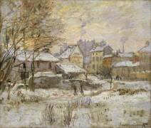 Snow Effect with Setting Sun (Claude Monet) - Muzeo.com