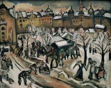 Snow in Munich (Achille Emile Othon Friesz) - Muzeo.com