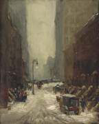 Snow in New York (Robert Cozad Henri) - Muzeo.com