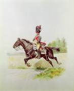 Soldier of the Imperial Guard on Horseback (Henri Georges Jacques Chartier) - Muzeo.com