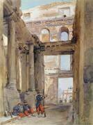 Soldiers in the Ruins of the Tuileries (Isidore Pils) - Muzeo.com