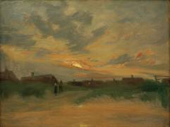 Solnedang over Skagens (Peder Severin Kröyer) - Muzeo.com