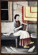 Sona Gorashvili Playing Accordion (Niko Pirosmani) - Muzeo.com